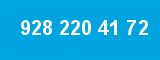 928 220 41 72 928 220 41 72
